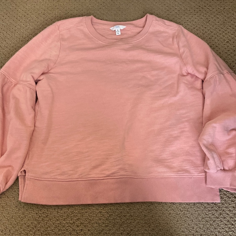 Pink crew neck